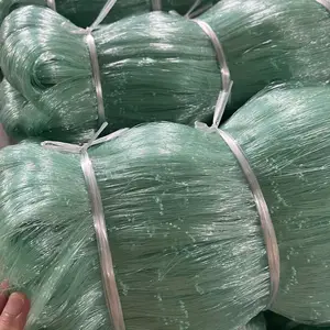 Màu xanh lá cây 0.40mm 60md Lưới Đánh Cá 100% pa6 Nylon Monofilament Lưới Đánh Cá