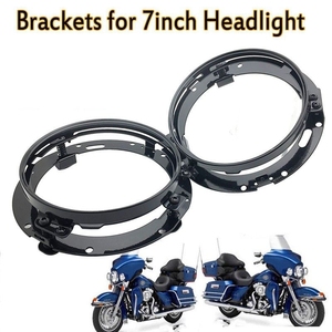 Base de Montaje para Faro Delantero Redondo Negro de 7 Pulgadas para Harley Davidson, Repuesto para Reparación - Product Image 4