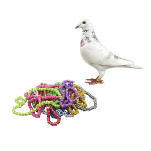 <span class=keywords><strong>100Pcs</strong></span>/Pak Cincin Kaki Burung Diameter Dalam 8mm Aluminium untuk Merpati, Burung Beo, Puyuh, Pelatihan dan Identifikasi - Product Image 6