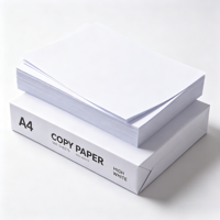Papel de Copia A4, 500 Hojas, Papel Blanco Liso Multiusos para Impresora, Oficina, Escuela, Manualidades, Origami, Bricolaje