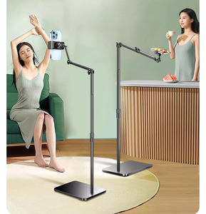 Trípode Ajustable de 170 cm para Smartphones, Soporte de Suelo con Ajuste de Altura Multiángulo para Transmisiones en Vivo, Videollamadas y Oficina en Casa - Product Image 5