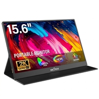 Écran portable InnoView 15,6 pouces 2560x1440, rapport de contraste 1000:1, angle de vision 178°, moniteur de bureau pour poste de travail