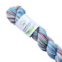 En Stock teint à la main dégradé Segment-teint pur coton bricolage tricoté bébé pull écharpe fil en gros