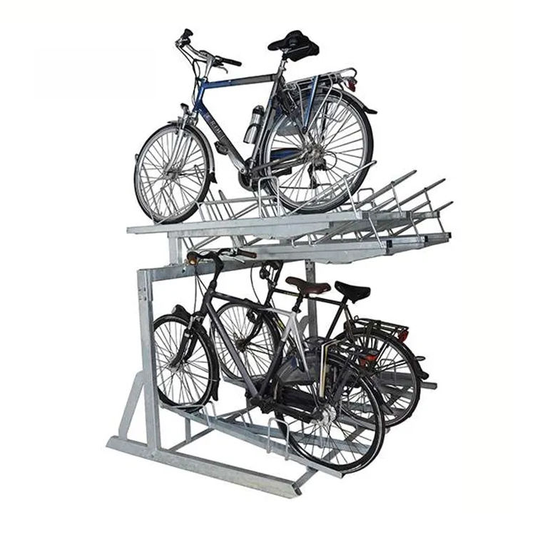 Double Stacking Parking Two Tier Cycle Bicycle Rack Double Display l ...
