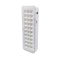 Lampe de travail LED d'urgence à prise US/UK, clignotante, magnétique, rechargeable, pour camping, en plastique, USB, 30 LED, portable, à trois vitesses de gradation