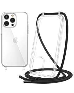 Transparent Acrylique TPU Réglable Cou Longe Universel Sangle <span class=keywords><strong>Cordon</strong></span> Corde Téléphone étui pour <span class=keywords><strong>iphone</strong></span> 17 Pro 16 15 14 Pro Max - Product Image 2