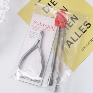 Ciseaux à peaux mortes en acier inoxydable, coupe-ongles, outil de coupe des cuticules, ensemble d'outils pour les soins de manucure - Product Image 2