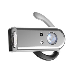 Lampe frontale à capteur XINSITE LED rechargeable avec fixation auriculaire 5W 100-200M pour course nocturne, clip de casquette, camping - Product Image 2