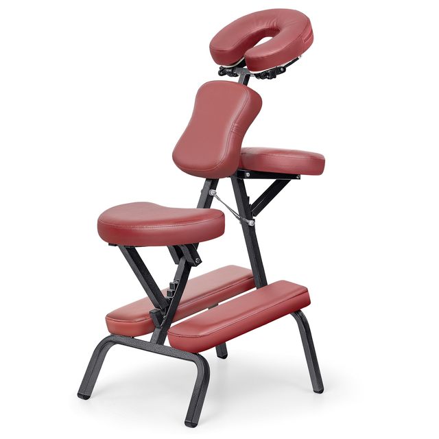 Folding Massage Chairs with PU Material Modern Design Easy Carry Metal Frame for Living Room & Warehouse Use