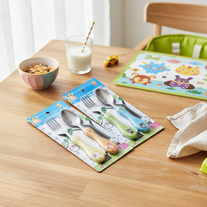 Set di Posate per Bambini CASAMAX WL AS-1802 in Acciaio Inox 20x9cm, Stoviglie Durevoli e Adatte ai Bambini, Prodotto in Cina - Product Image 3