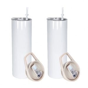 Bouteille isotherme sous vide 20 oz en acier inoxydable 304, avec double couvercle, poignée droite grise, ventouse et couvercle à joint fileté, pour l'extérieur - Product Image 5