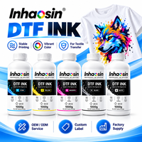 Tinta DTF Berbasis Air Premium 1000ml Anti Penyumbatan Tinta Pigmen untuk Printhead Epson I3200 XP600 CMYK Putih Pemasok Grosir