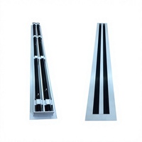 Diffuseur d'air à fentes en aluminium haute performance de qualité supérieure pour une distribution d'air efficace dans les systèmes CVC modernes