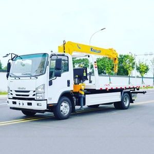 Nuevo Camión Grúa ISUZU 700P 4X2 con Plataforma Plana y Grúa de 5T, Euro 4, Diésel, Transmisión Manual, Volante a la Izquierda - Product Image 6