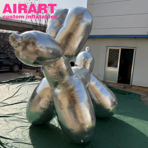 Perro Inflable Plateado <span class=keywords><strong>de</strong></span> Dibujos Animados, Perro Inflable para Publicidad y Decoración - Product Image 1