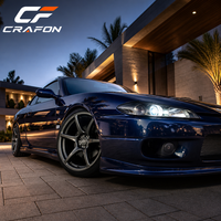 Jantes forgées rétro CF 17 18 19 pouces 5x114.3 PCD compatibles Toyota Chaser JZX100 JZX90 Mark II moyeu personnalisé ODM