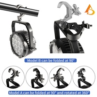 AICPOSE - Gancho de Iluminación Plegable para Escenario con Capacidad de Carga de 200 kg, para Tubos de 48-62 mm de Diámetro