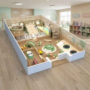 Indoor Commercial Use Plastic <b>Play</b> Center Ball Pool Soft <b>Play</b> Structures High Capacity Galvanized Steel Wooden <b>Frame</b> for Kids - Product Image 2