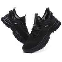 Chaussures de course en mesh pour hommes, grandes tailles, respirantes, légères, baskets décontractées, semelle antidérapante en PVC pour les trajets quotidiens et le jogging