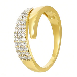 Anello Aperto Regolabile per Donne, Gioiello Minimalista alla Moda - Product Image 1