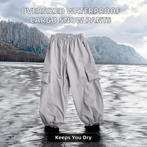 Pantalones de Snowboard de Alta Gama, Estilo Cargo, Holgados, para Esquí y Snowboard, de Pierna Ancha, Corte Holgado, para Invierno - Product Image 2
