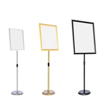 Soporte de Exhibición Móvil de Doble Cara para Carteles, con Doble Barra, para Eventos y Exposiciones, Diseño Profesional ODM