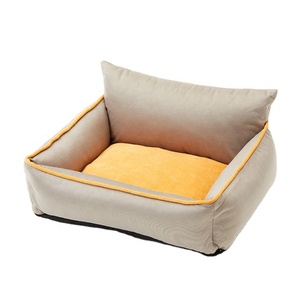 Soft Short Plush Material Pp Cotton Filling Pet Soft <strong>Square</strong> Bed for Dog <strong>Cats</strong> - Product Image 1
