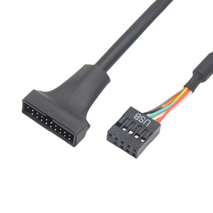 <b>Usb</b> <b>2.0</b> To <b>Usb</b> 3.0 Adapter <b>Cable</b> 9 Pin To 20 Pin Male Female Connector Data <b>Cable</b> For Computer Peripheral Connection - Product Image 2