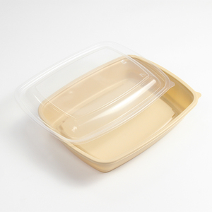 Contenedores de Alimentos Rectangulares de Plástico PP Negro de 1200 ml, Contenedor de Almacenamiento de Alimentos Desechable, Apto para Microondas, Hermético, para Preparación de Comidas - Product Image 4
