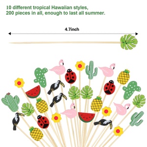 Xiên Tre Thân Thiện Với Môi Trường Có Tay Cầm, Thanh Tre Teppo - Product Image 2