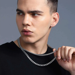 Collana a Catena Cubana Miami in Titanio Puro di Grado Medicale 7.2mm, Gioielli Personalizzati Ipoallergenici, Test REACH e Test al Sale Superati - Product Image 5