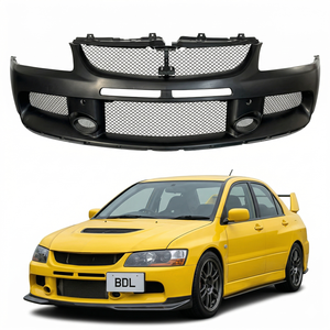 Kit de carrocería: Labio de parachoques delantero, difusor de parachoques trasero para Lancer Evolution 9 EVO 7 8 9, embellecedor de parrilla, piezas de plástico ABS para estilo de coche - Product Image 2