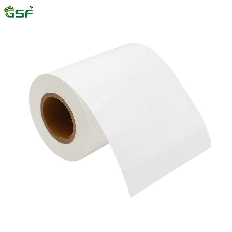 Customized Logo Transparent Water Activated Self Adhesive Warning PVC Paper Film/Adhesive Sticker in Sheet/Roll