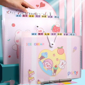 Organizador portátil tipo cordón <span class=keywords><strong>A4</strong></span>, carpeta de clasificación de datos, almacenamiento de documentos, 8 en bolsa de archivo de gran capacidad, bag669 - Product Image 2