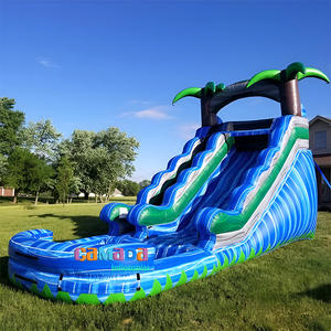 Toboganes de Agua Inflables Grandes, Tobogán Acuático Comercial para Adultos, Niños, Fiestas y Alquiler de Parques de Atracciones - Product Image 6