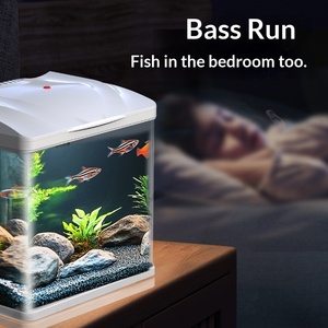 <span class=keywords><strong>Acuario</strong></span> Senshen de Circulación Automática para Sala de Estar, Pecera Doméstica de Escritorio para Personas con Poco Tiempo, Pequeño Tanque de Vidrio HR, Venta al por Mayor y Dropshipping - Product Image 3