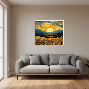 Kit de peinture par numéros personnalisé sans cadre, art mural horizontal pour adultes, décoration - Product Image 2