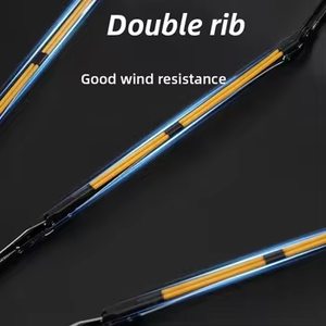 Paraguas de bicicleta impermeable de 12 costillas, paraguas plegable soleado para lluvia, paraguas de coche negro de alta calidad, automático para <span class=keywords><strong>Xiaomi</strong></span> - Product Image 4