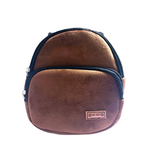 Mochila para perros con cremallera, bolso de hombro para mascotas de lana para gatos, perros pequeños, bolsillos dobles para golosinas, juguetes, incluye Clip para correa - Product Image 6