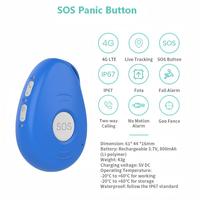 Localizador GPS/WiFi para Trabajadores Solitarios, Rastreador GPS Personal con Botón de Pánico SOS, Alarma de Caídas para Personas Mayores, Llamadas de Emergencia para Cuidadores