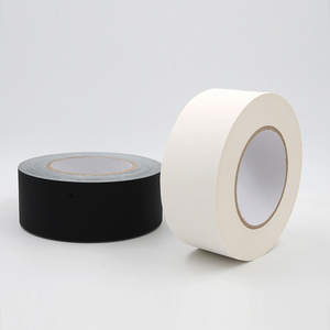 <span class=keywords><strong>2</strong></span> <span class=keywords><strong>pulgadas</strong></span> logotipo personalizado impreso bajo brillo acabado mate tela respaldo negro blanco vinilo gaffers <span class=keywords><strong>cinta</strong></span> gaffer <span class=keywords><strong>cinta</strong></span> para vídeo y película - Product Image 5