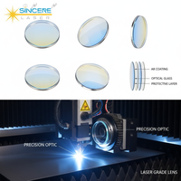Jendela Pelindung Laser Daya Tinggi D37 T7.0mm 1064nm Lensa Pelindung Logam untuk Kepala Pemotong Laser Serat Precitec ProCutter