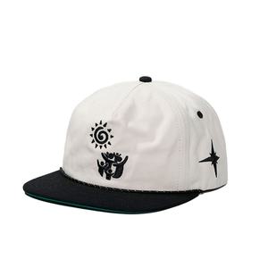 Gorra de 5 Paneles con Visera Plana y Cierre a Presión, Logotipo Personalizado OEM, Bordado en Algodón, Cuerda para Sombrero - Product Image 1