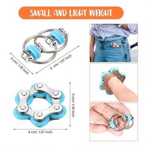 Juguetes Antiestrés Fidget Sliders Negros Mate para Adultos, Gadgets EDC para Aliviar el Estrés, Silicona, Plástico, Acabado Metálico Premium, Suave - Product Image 3