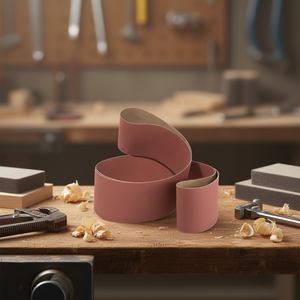 Banda de tela abrasiva 2000x75 mm de corindón grano 36 para lijado y pulido - Product Image 3