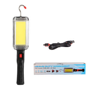 Lampe de travail magnétique COB rechargeable par USB, lampe torche LED puissante pour la réparation automobile et l'entretien mécanique - Product Image 4