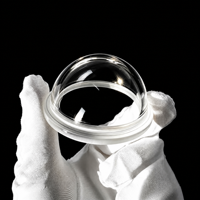 Dôme en verre personnalisé, lentille en verre optique hémisphérique BK7/K9/silice fondue JGS1, couvercle en dôme pour la protection des appareils photo et des instruments