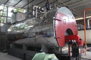 WNS serie 1-20 t/h basso NOx <span class=keywords><strong>condensazione</strong></span> caldaia a vapore, olio/Gas alimentato ad alta efficienza di risparmio energetico - Product Image 5