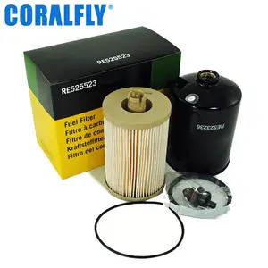 Peças do trator de motor coralfly re523236, para filtro de combustível john deere re523236