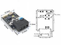 Lecteur de passeport OCR GM69Pro, module de scanner de codes-barres 1D 2D QR, 1280x800 CMOS USB UART DC5V